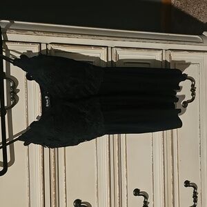 Blue B Black Lace Top